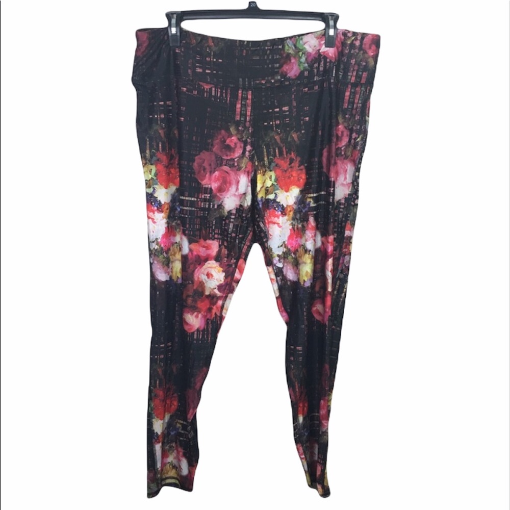 Catalog classics abstract floral leggings